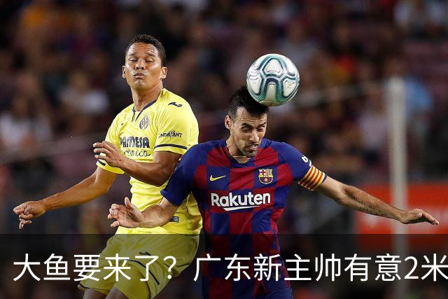 大鱼要来了？广东新主帅有意2米13欧洲中锋，保底能进总决赛了